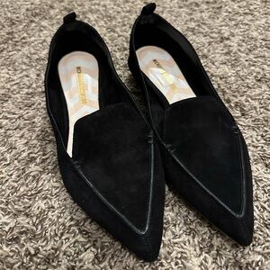 Nicholas Kirkwood Black Suede Loafers Size 9